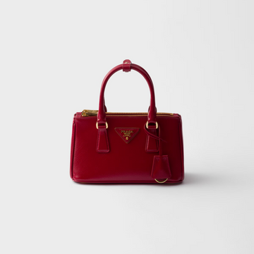 Prada Galleria Patent Saffiano Red Leather Mini-bag