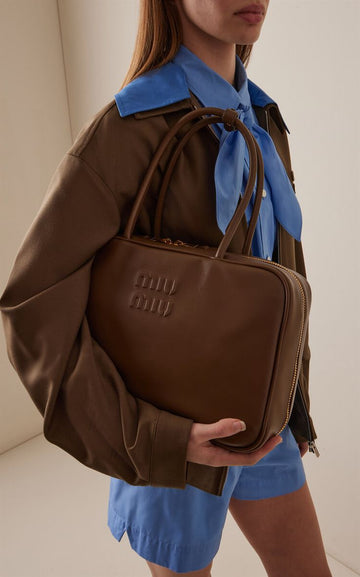 Miu Miu Beau Leather Bag in brown (Radica