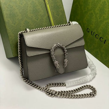 Gucci Dionysus Mini  Shoulder Bag crafted in grey textured