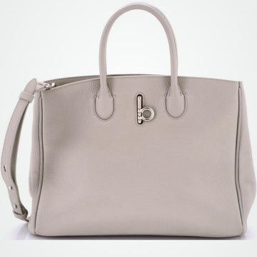 Burberry Small Rocking Horse Tote Bag in grey leather