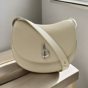 Burberry Rocking Horse Shoulder Bag in a light cream or hunter shade