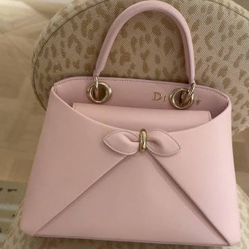 Dior Cigale handbag in soft blush pink