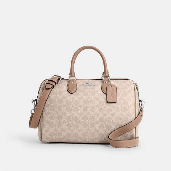 Coach Rowan Satchel Bag in Signature Canvas